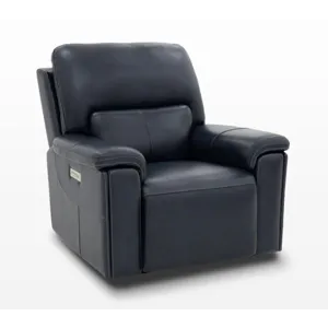 Multi Media Power Home Theater Recliner W/ Headrest & Lumbar