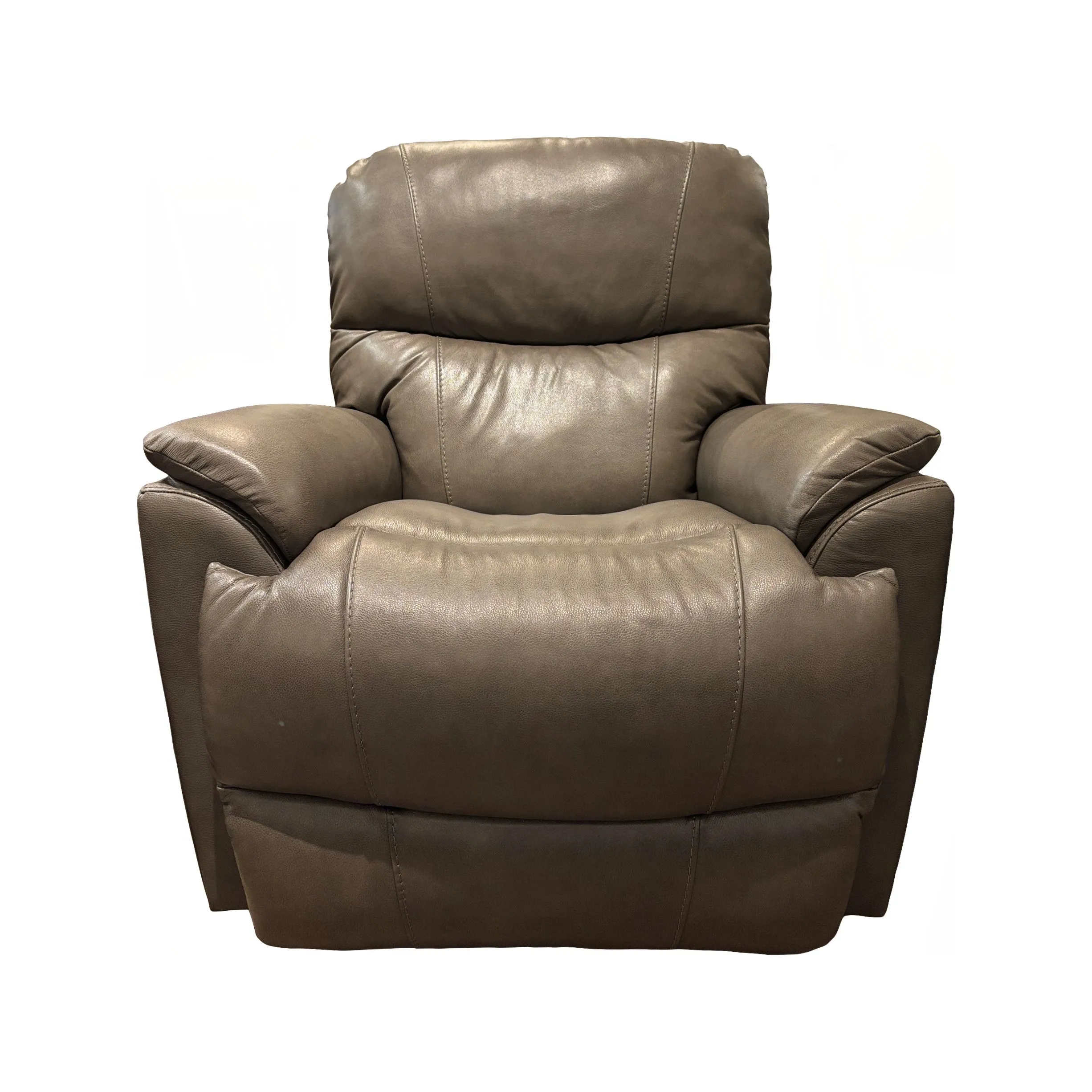 La-Z-Boy Leather Power Rocking Recliner w/ Headrest & Lumbar