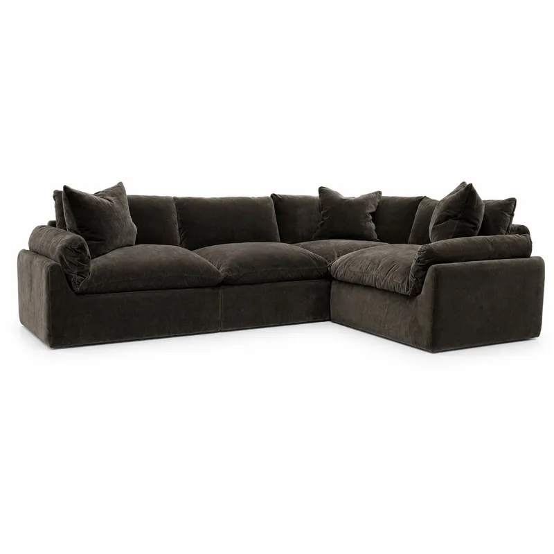 5 Piece Sectional With Ottoman