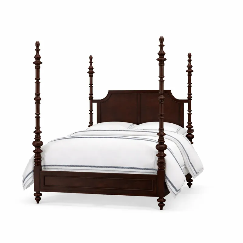Savannah King Bed - Teak Brown