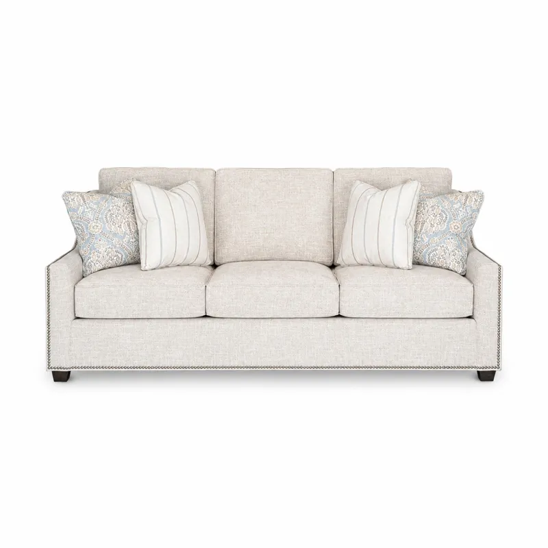 Upholstered Three Cushion Sofa