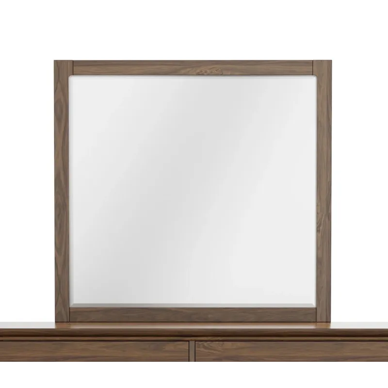 Nordhaven-Nordic Walnut Landscape Mirror