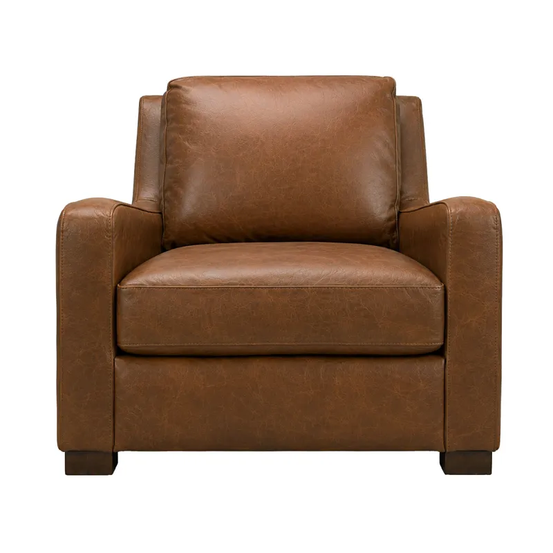 Italian Leather Chair 