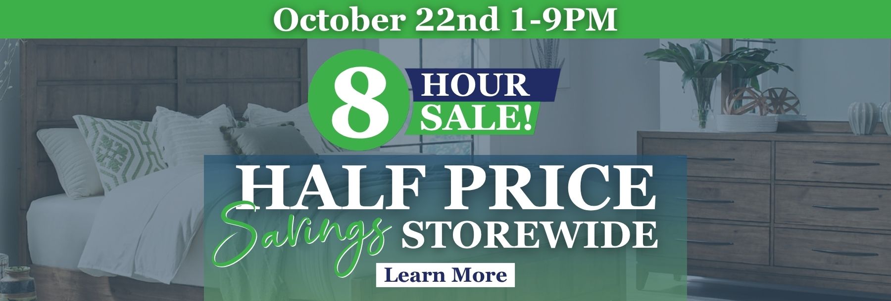 8 Hour Half Price Sale