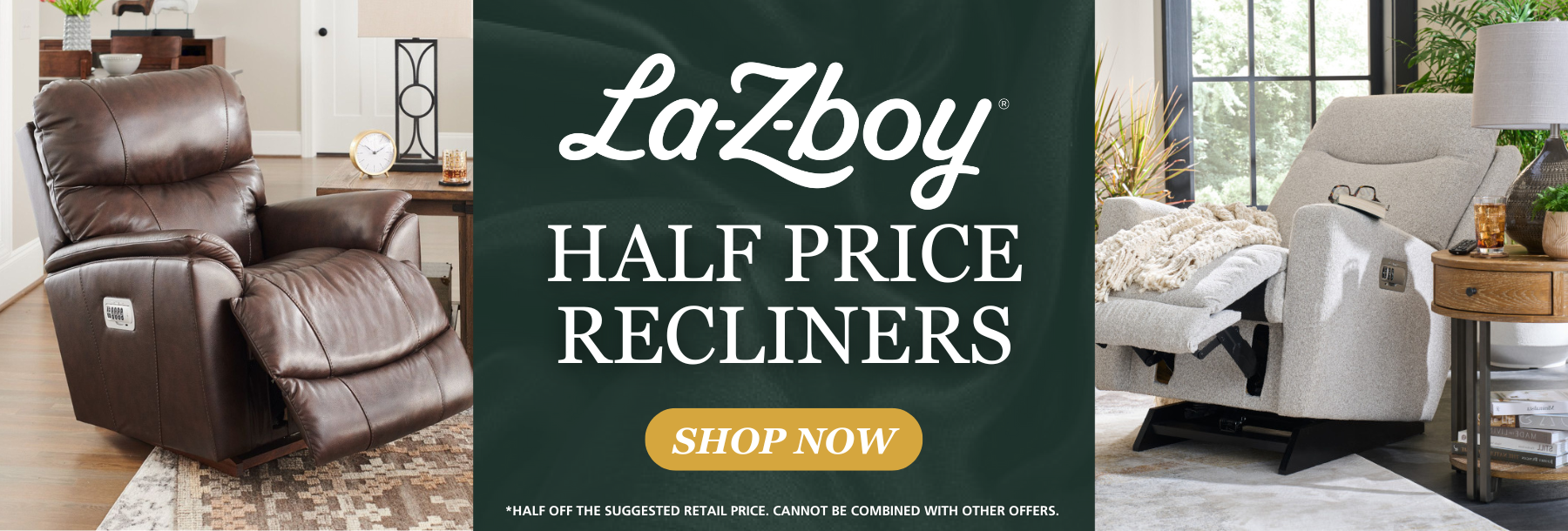 Half Price Recliner Sale!