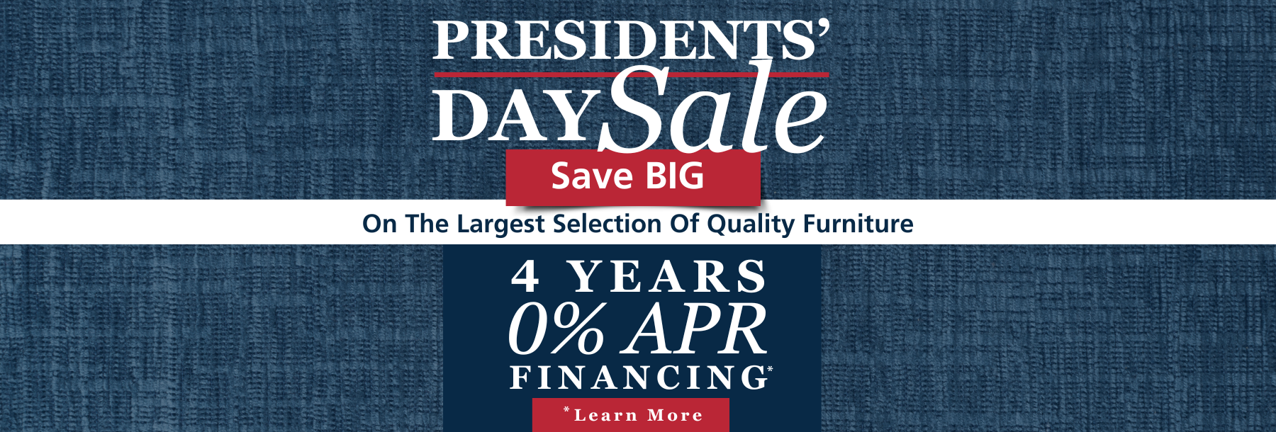 Presidents Day Sale 