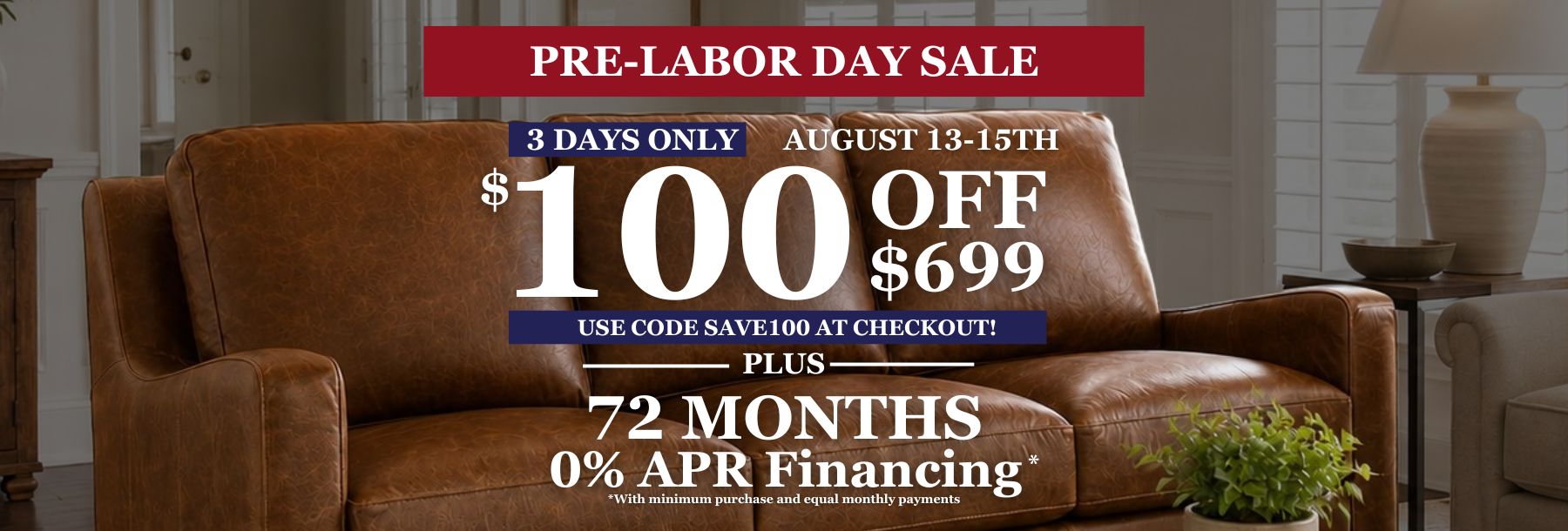 Pre-Labor Day Sale 