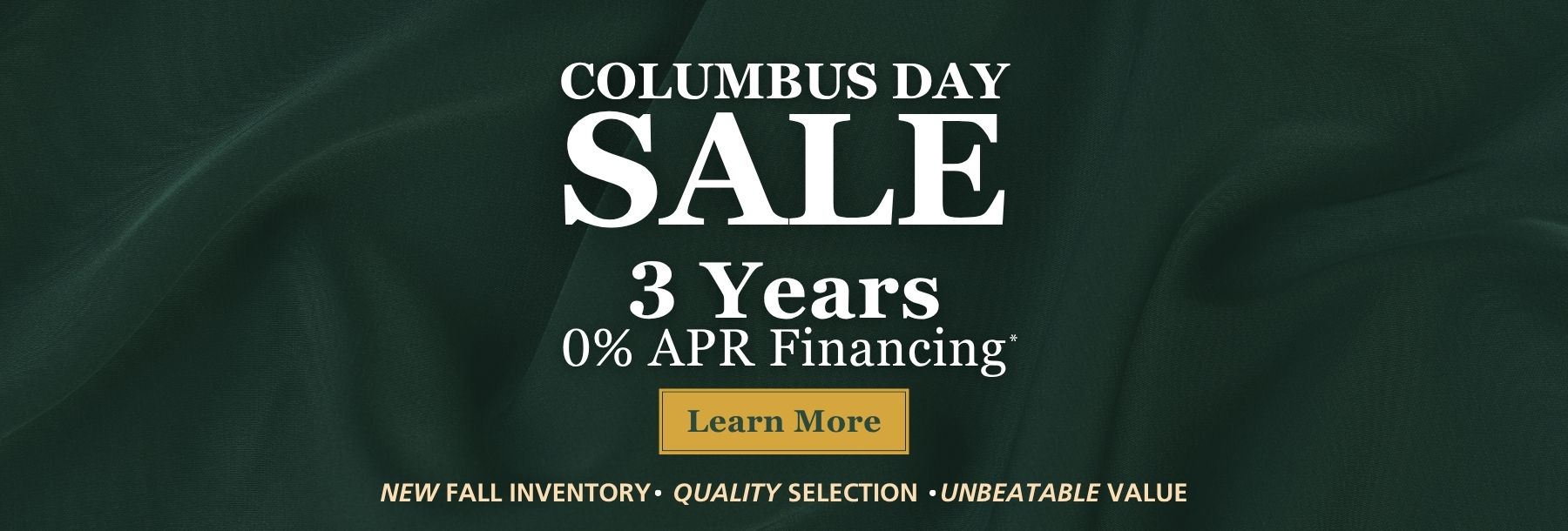 Columbus Day Sale