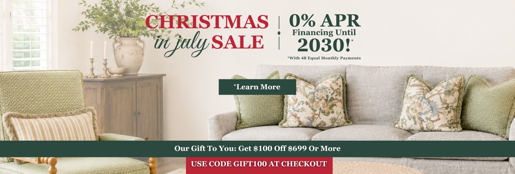 Christmas in July Sale 