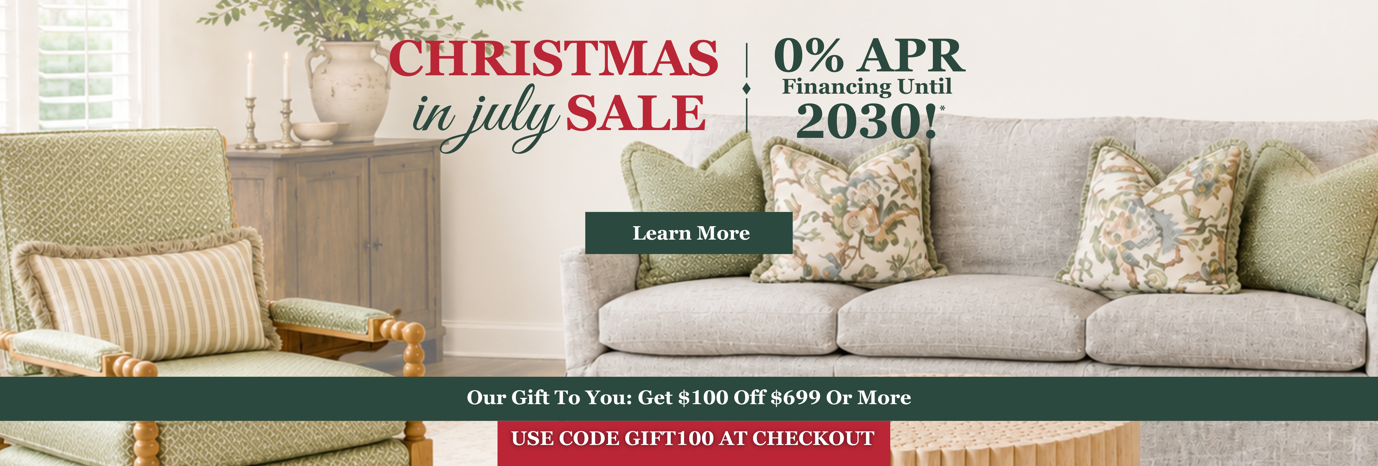 Christmas in July Sale 