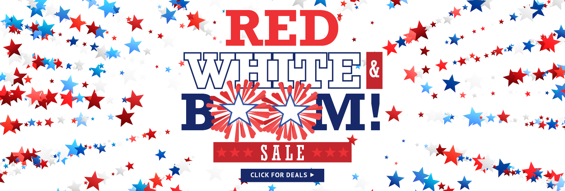 Red White and Boom Sale
