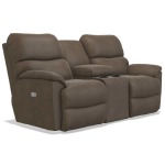 Trouper Power Reclining Loveseat w/ Headrest & Console