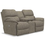 Trouper Power Reclining Loveseat w/ Headrest & Console
