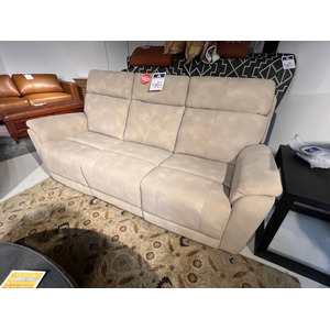 Warren power reclining sofa with power headrests