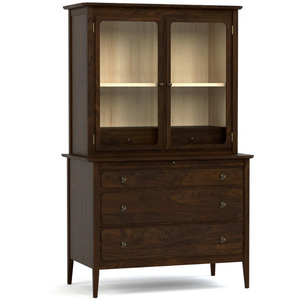 Hudson Valley Pull Out Desk with Hutch