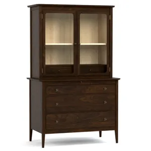 Hudson Valley Pull Out Desk with Hutch