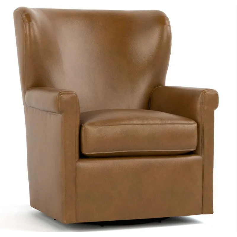 Hudson Valley Swivel Wing Chair