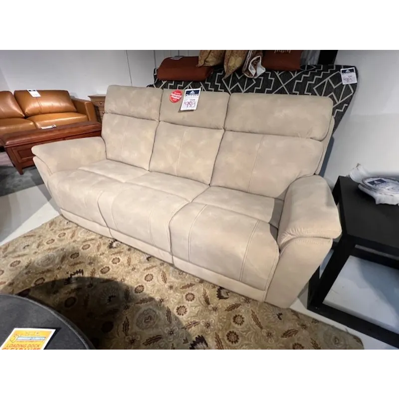 Warren power reclining sofa with power headrests