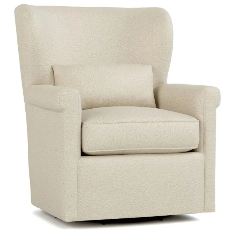 Hudson Valley Swivel Wing Chair