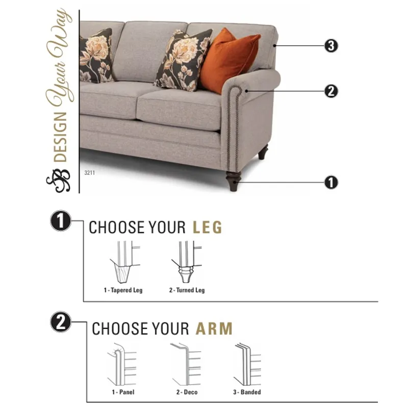 3000 Custom Series Sectional