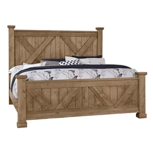 Cool Rustic Queen Headboard Only in Natural