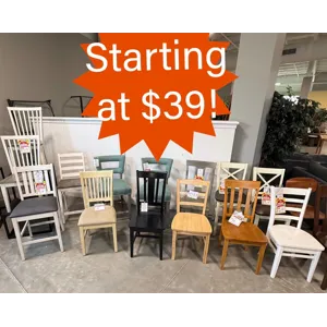 Misc Dining Chairs Starting at $39