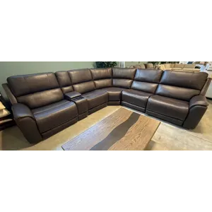 Easton 6-Piece Sectional w/ 3 Recliners and Lumbar