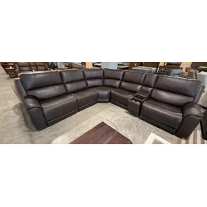 6-Piece Reclining Sectional W/Console