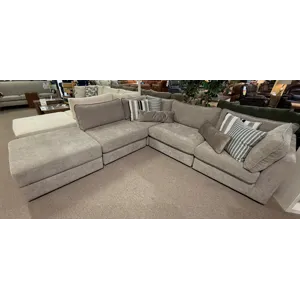 5-Piece Decor-Rest Sectional W/ Storage Ottoman