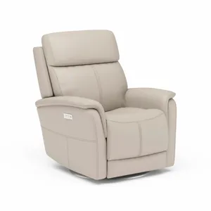 View Power Swivel Recliner with Power Headrest