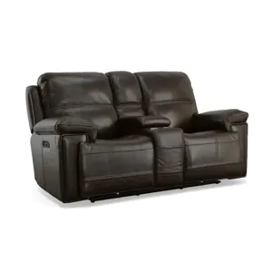 Bermuda Reclining Console Loveseat W/ PWR HR