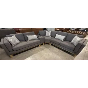 4 Piece Sectional w/ Wireless Charger and Speaker
