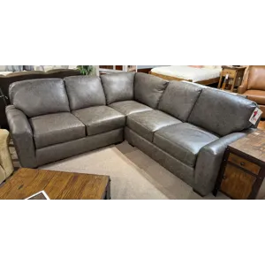2-Piece Leather Sectional