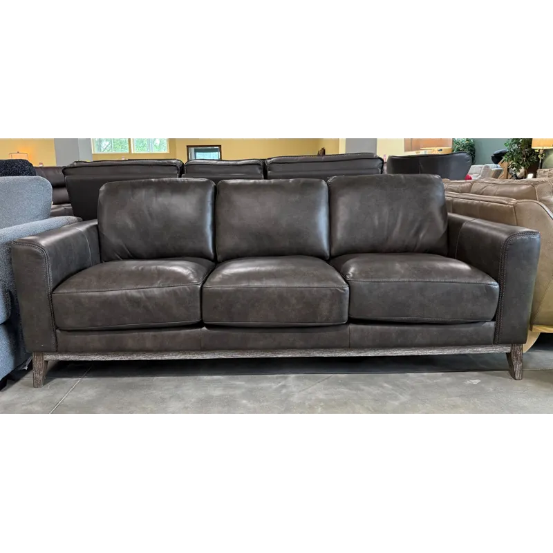 Ramsey Leather Sofa - Storm Grey