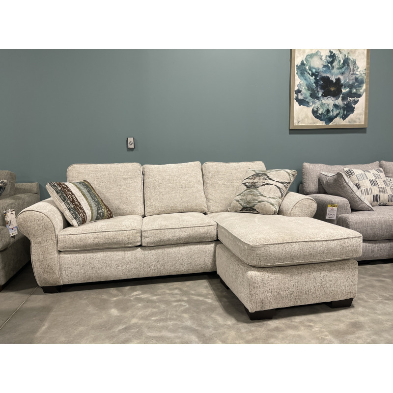 Perry Sofa in Fluff Daddy Alabaster 330FLUALASOC by Wood House Home
