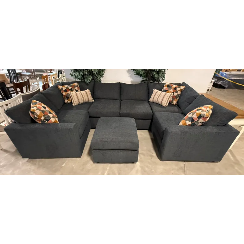 7-Piece Sectional W/ Ottoman