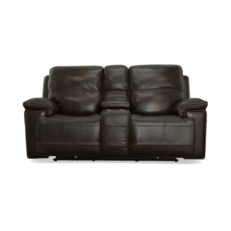 Bermuda Reclining Console Loveseat W/ PWR HR