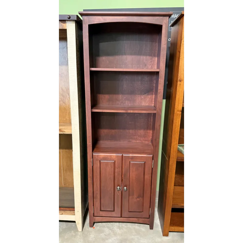 Alder Bookcase 24 x 72 - Doors