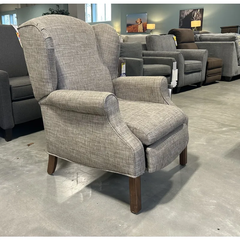 Homespun High Backed Chippendale Recliner