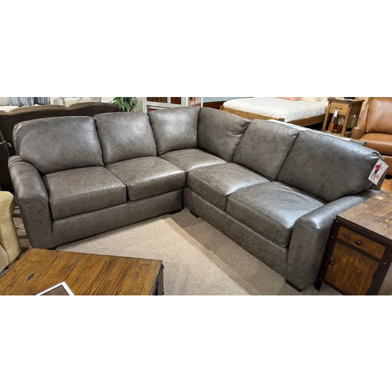 2-Piece Leather Sectional