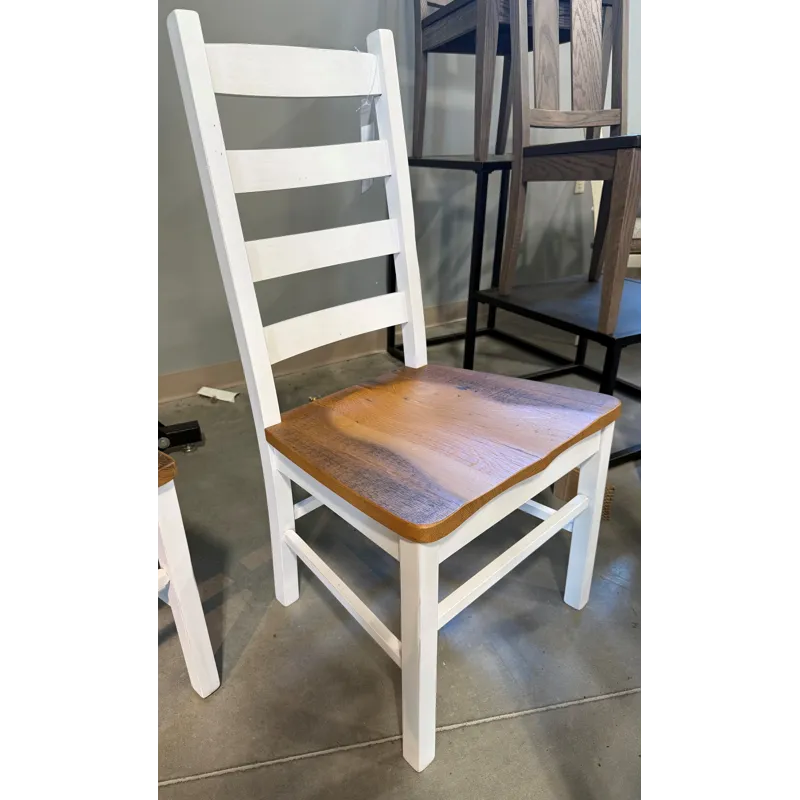 Pair of Two-Tone Amish Dining Chairs