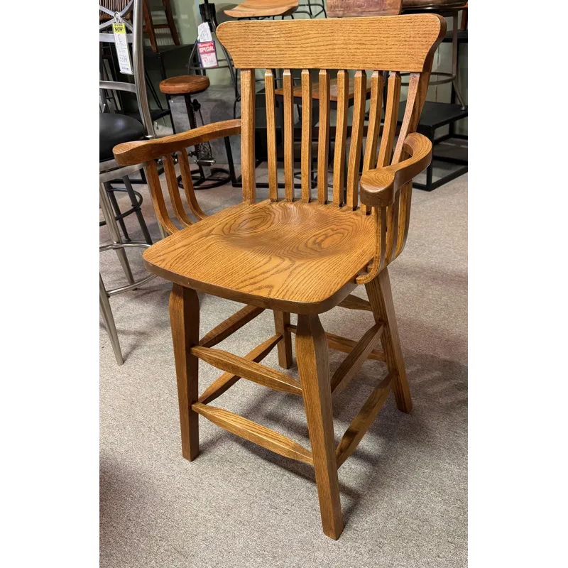 Old Country 24" Arm Stool