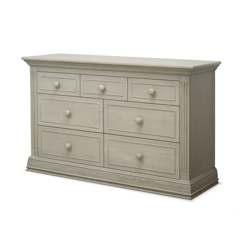 Providence Double Dresser w/Topper in Heritage Fog