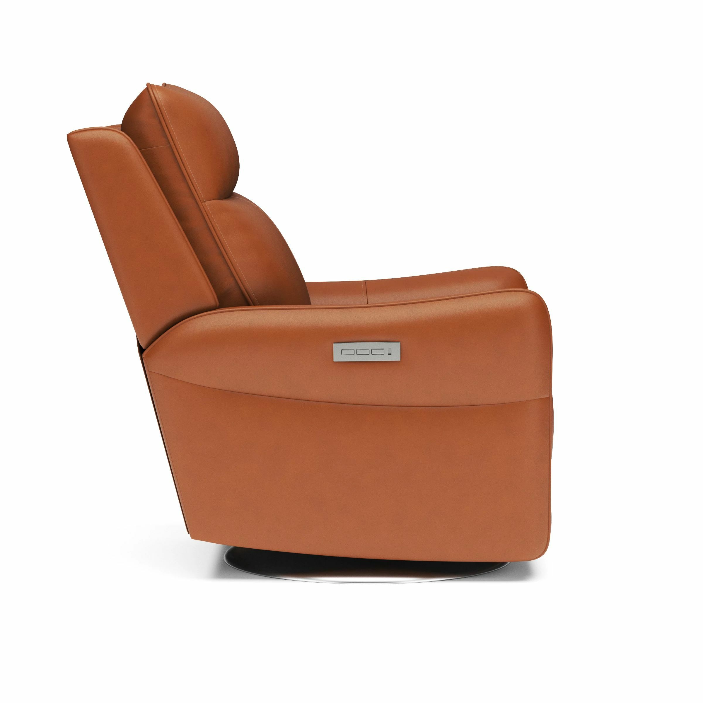 Spin Swivel Power Recliner with Power Headrest & Lumbar 150452PH by