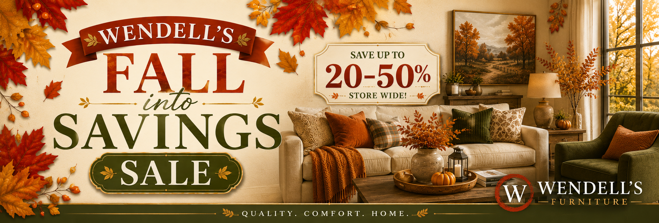 Wendells WEBSITE Slider