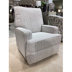 Kersey Fabric Swivel Glider Recliner - Heather