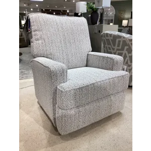 Kersey Fabric Swivel Glider Recliner - Heather