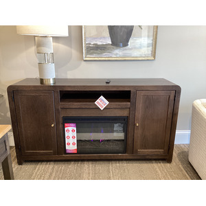 Cooper 66" Fireplace Console - Dark Cocoa