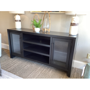 Tatum 66" Console w/ 2 Doors - Black