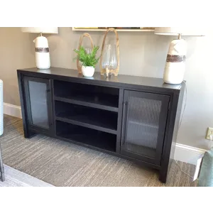 Tatum 66" Console w/ 2 Doors - Black